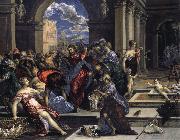 El Greco Purification of the Temple France oil painting reproduction